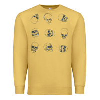 Antique Gold Skulls Premium Sweatshirt - maiPhamDesign