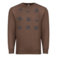 Chestnut Skulls Premium Sweatshirt - maiPhamDesign