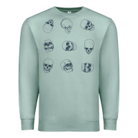 Seafoam Skulls Premium Sweatshirt - maiPhamDesign