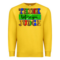 Lemon think before you judge Premium Sweatshirt - AdoDesignShop