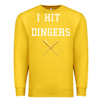 Lemon i hit dingers baseball Premium Sweatshirt - maiPhamDesign