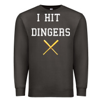 Smoke i hit dingers baseball Premium Sweatshirt - maiPhamDesign