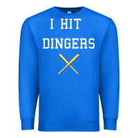 True Royal i hit dingers baseball Premium Sweatshirt - maiPhamDesign