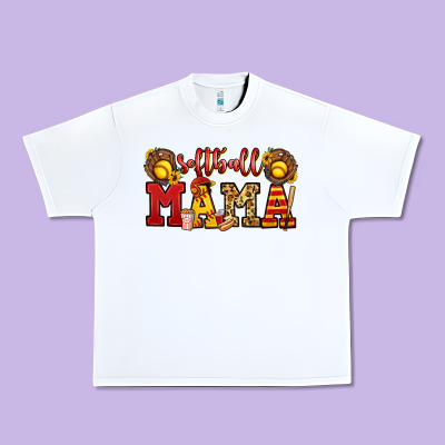 Softball Mama Urban Heavy Tee Designed By Jasminsmagicworld