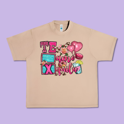 Te Amo Te Quila Urban Heavy Tee Designed By Oliviacreatesart