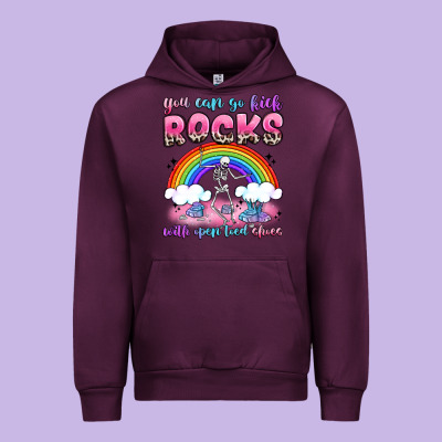 You Can Go Kick Rocks With Open Toed Shoes Urban Hoodie Designed By Jahusdesignshop
