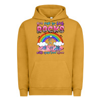 Pigment Peanut Butter you can go kick rocks with open toed shoes Urban Hoodie - JahusDesignShop