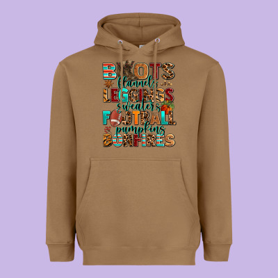 Boots Flannels Heavyweight Hoodie Designed By Adodesignshop