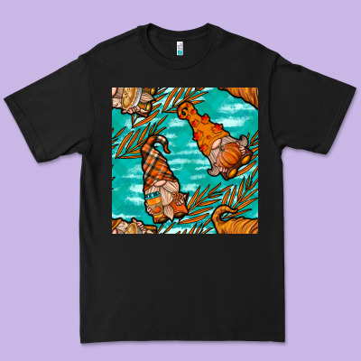 Fall Gnomes Premium Tee Designed By Nancycooperartshop