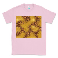 Bubblegum Pink gold glitter with leopard pattern Classic Tee - TumblerDesignByShophia