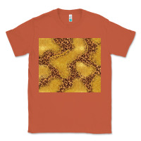 Copper gold glitter with leopard pattern Classic Tee - TumblerDesignByShophia