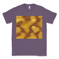 Lavender gold glitter with leopard pattern Classic Tee - TumblerDesignByShophia