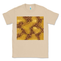 Mushroom gold glitter with leopard pattern Classic Tee - TumblerDesignByShophia