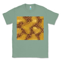 Sage gold glitter with leopard pattern Classic Tee - TumblerDesignByShophia