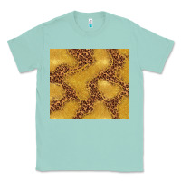 Seafoam gold glitter with leopard pattern Classic Tee - TumblerDesignByShophia