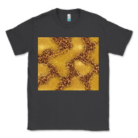 Smoke gold glitter with leopard pattern Classic Tee - TumblerDesignByShophia