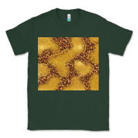 Sports Green gold glitter with leopard pattern Classic Tee - TumblerDesignByShophia