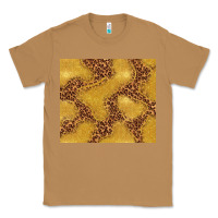 Toasted Coconut gold glitter with leopard pattern Classic Tee - TumblerDesignByShophia