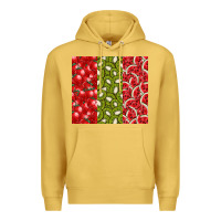 Antique Gold summer fruits Premium Hoodie - CowhideDigitalArt