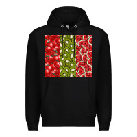 Black summer fruits Premium Hoodie - CowhideDigitalArt