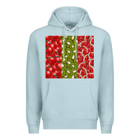 Blue Mist summer fruits Premium Hoodie - CowhideDigitalArt