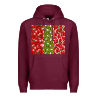 Burgundy summer fruits Premium Hoodie - CowhideDigitalArt