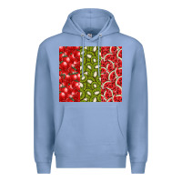 Colony Blue summer fruits Premium Hoodie - CowhideDigitalArt
