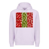 Lilac summer fruits Premium Hoodie - CowhideDigitalArt