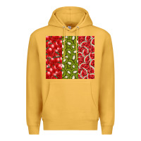 Mustard summer fruits Premium Hoodie - CowhideDigitalArt