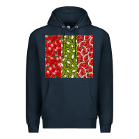 Navy summer fruits Premium Hoodie - CowhideDigitalArt