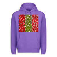Purple summer fruits Premium Hoodie - CowhideDigitalArt