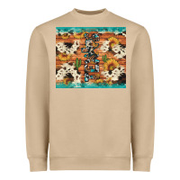 Mushroom texas sunflower cactus cowhide Heavyweight Sweatshirt - Artiststas