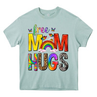 Free Mom Hugs With Butterflies Heavy Core Tee | Teevron