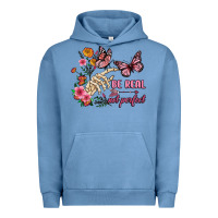 Pigment Pebble Blue be real not perfect Urban Hoodie - JahusDesignShop