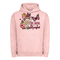 Pigment Salmon be real not perfect Urban Hoodie - JahusDesignShop