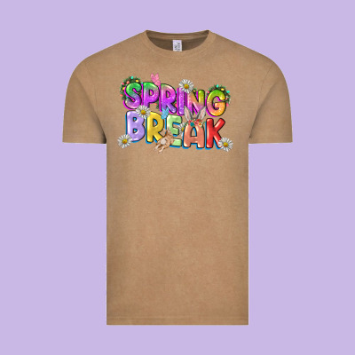 Spring Break Easter Day Vintage Tee Designed By Cowgirlartshop