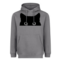 Storm Peeking Cat Heavyweight Hoodie - maiPhamDesign