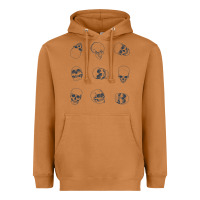 Meerkat Skulls Heavyweight Hoodie - maiPhamDesign