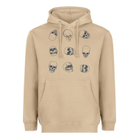 Mushroom Skulls Heavyweight Hoodie - maiPhamDesign