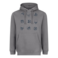 Storm Skulls Heavyweight Hoodie - maiPhamDesign