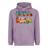 Lavender just a girl who loves fall Heavyweight Hoodie - AdoDesignShop