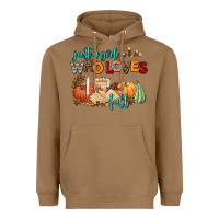 Toasted Coconut just a girl who loves fall Heavyweight Hoodie - AdoDesignShop