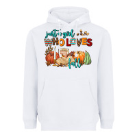 White just a girl who loves fall Heavyweight Hoodie - AdoDesignShop