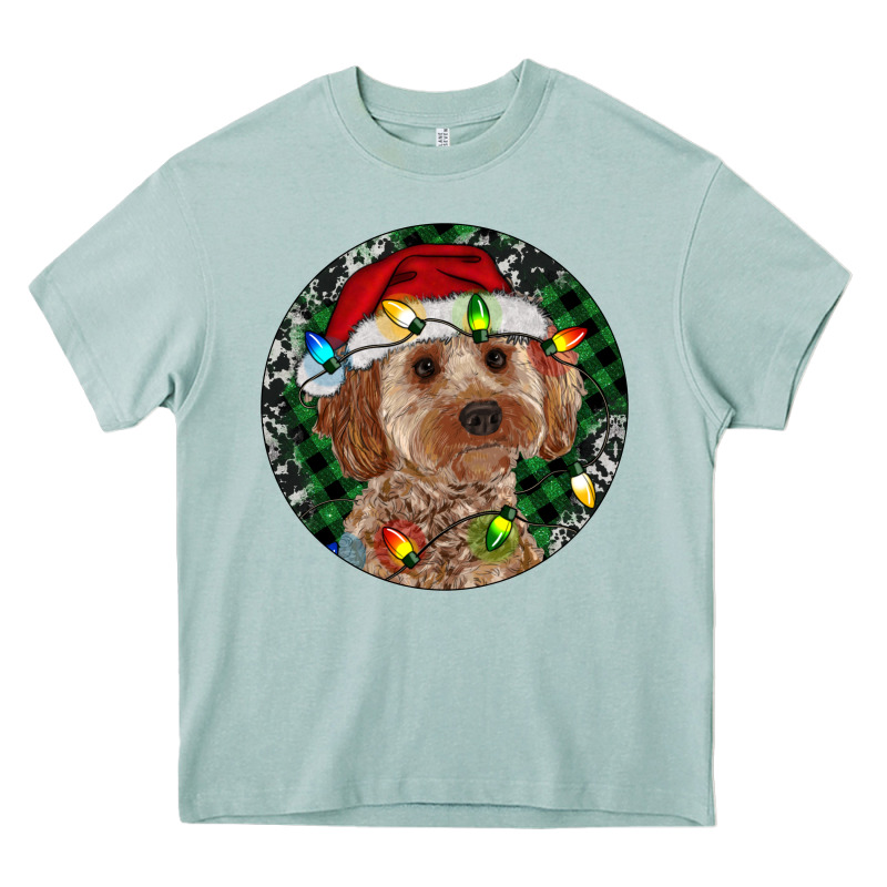 Cockapoo Christmas Heavy Core Tee by RanaPortraitStore | Teevron