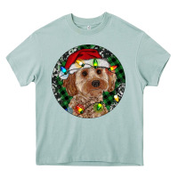 Arona Cockapoo Christmas Heavy Core Tee - RanaPortraitStore