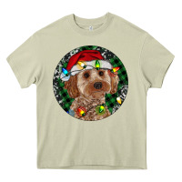 Mossy Cockapoo Christmas Heavy Core Tee - RanaPortraitStore