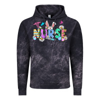 Cloud Black Easter Nurse Vintage Hoodie - OliviaCreatesArt
