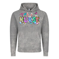 Cloud Rock Easter Nurse Vintage Hoodie - OliviaCreatesArt