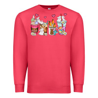 Cardinal easter coffee cups Premium Sweatshirt - AdoDesignShop