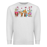 Oatmeal Heather easter coffee cups Premium Sweatshirt - AdoDesignShop